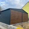 Garaż blaszany podwójny 6m x 6m