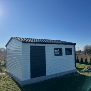 Domek ogrodowy z oknami 4m x5m