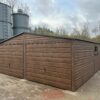 Garaż blaszany podwójny 6m x 7m