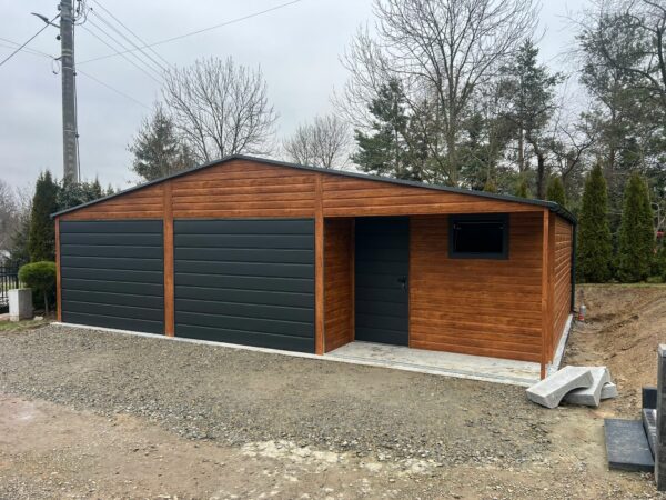 Garaż blaszany 9m x 6m + pom.gospodarcze